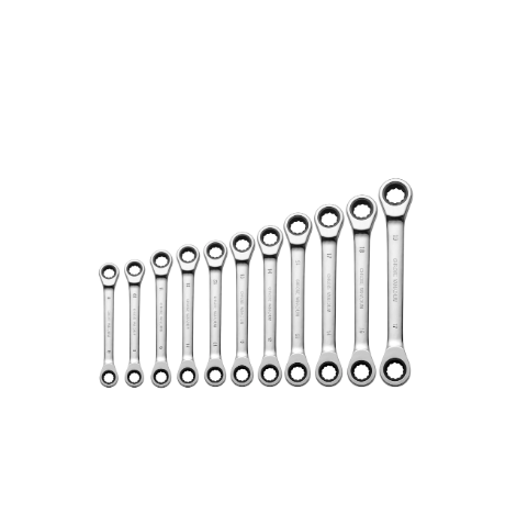 WRENCH SET,SPANNER:RATCHET HD,8 TO 19MM